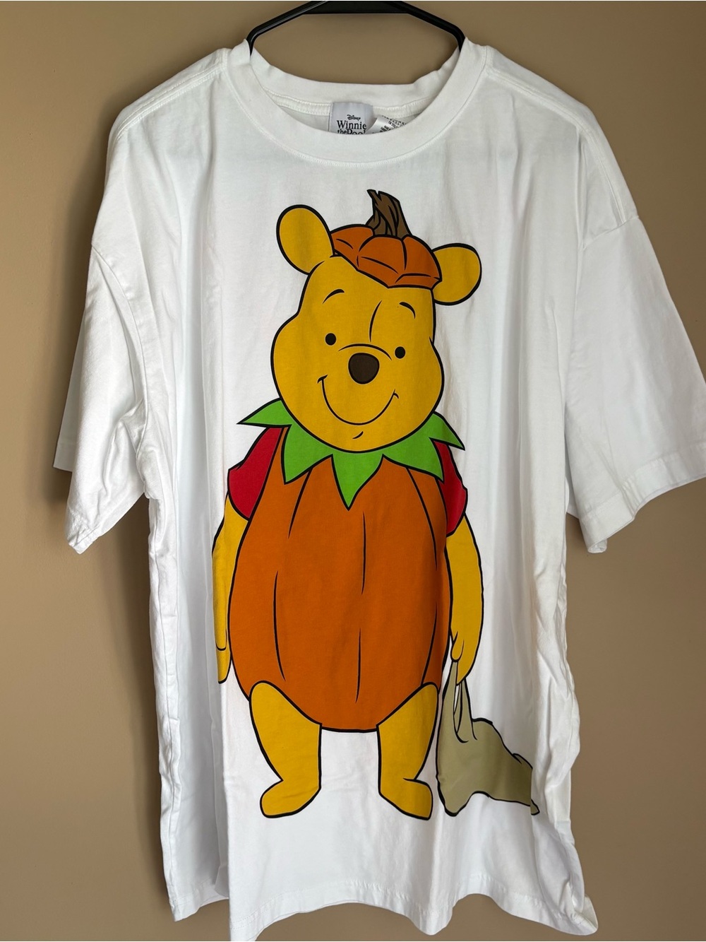 Halloween Winnie Pooh and Tigger Oversized T-Shirt